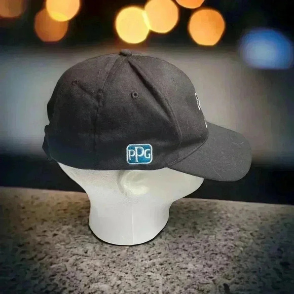 Pittsburgh Penguins PPG Pens Logo Cap Adjustable Velcro Strap Loose Fit. - Picture 5 of 6